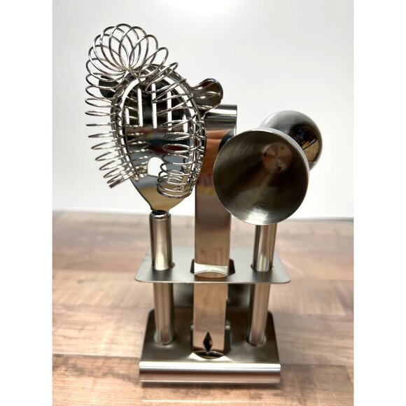 Stainless Steel Cocktail Strainer Set Mixology Bar Tool Professional Bartender K - Picture 1 of 4